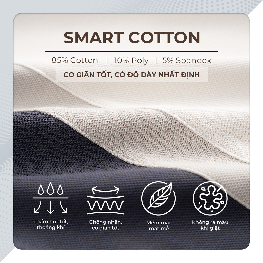 Mô tả Áo polo nam cao cấp RODRI, BST 2025, vải cá sấu cotton interlock, thanh lịch, sang trọng - POLOMANOR - 6