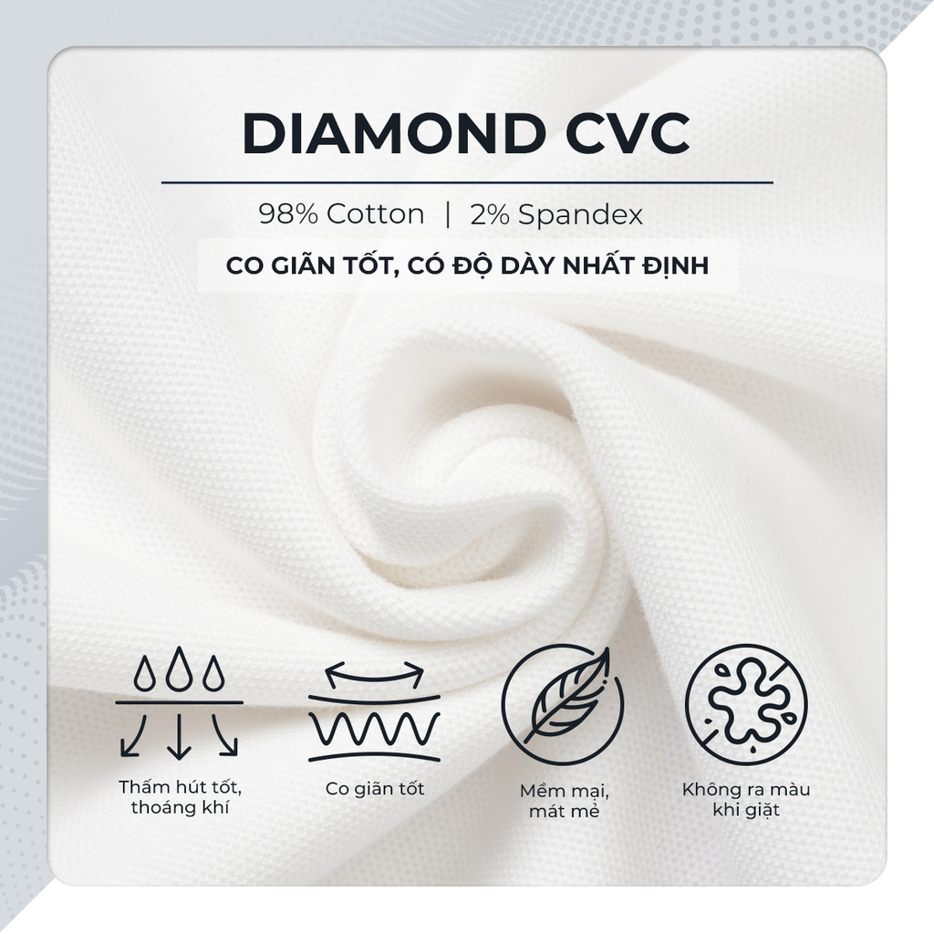 Mô tả Áo polo nam cao cấp PRIMER, BST 2025, chất liệu mới CVC Diamond, thanh lịch sang trọng - POLOMANOR - 5