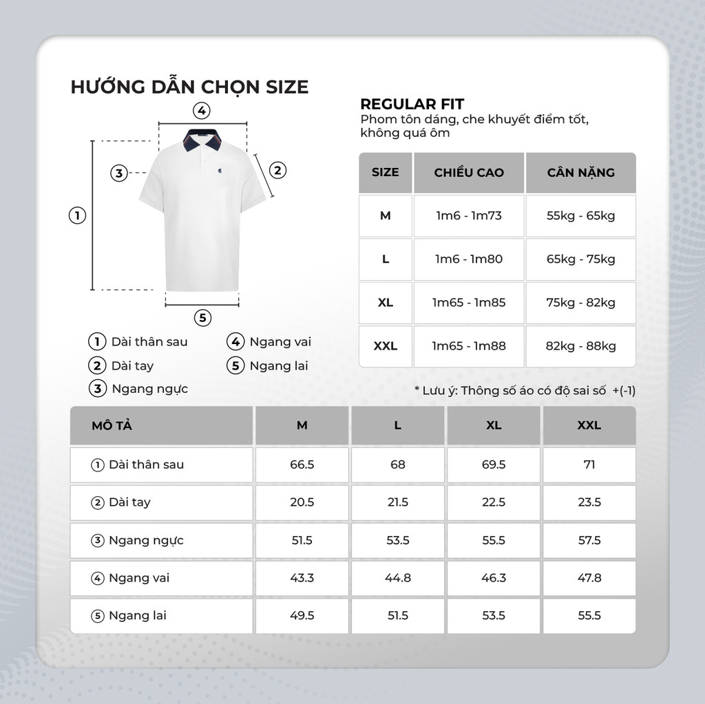 Mô tả Áo polo nam cao cấp PRIMER, BST 2025, chất liệu mới CVC Diamond, thanh lịch sang trọng - POLOMANOR - 6