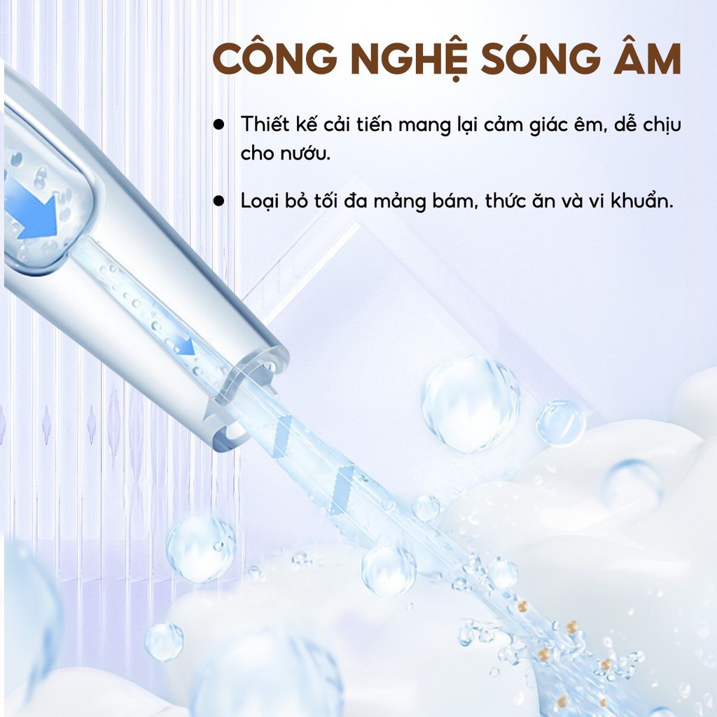 Mô tả Tăm nước Brushie mini thập sắc phiên bản cải tiến mới nhất 2025 tăm nước du lịch - 4