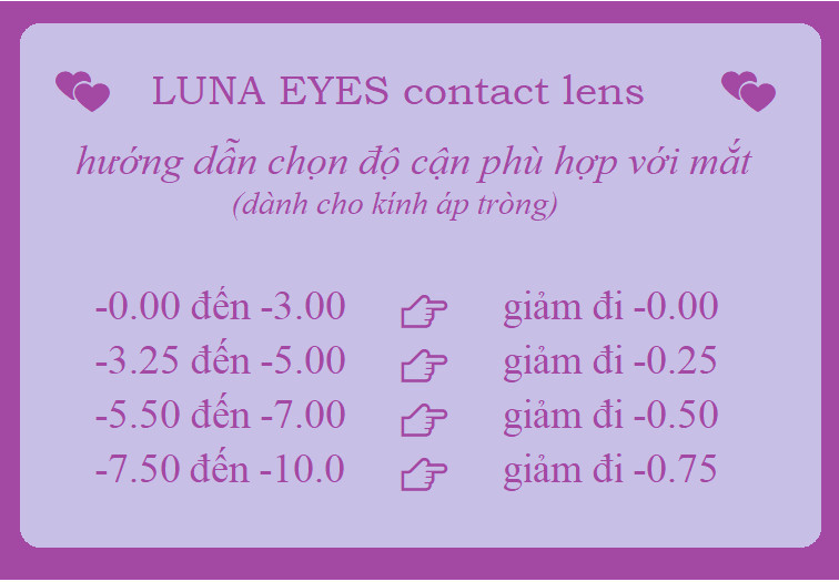 Mô tả Kính áp tròng LUNA EYES 428 Choco, size vừa - lens 1 ngày - 2