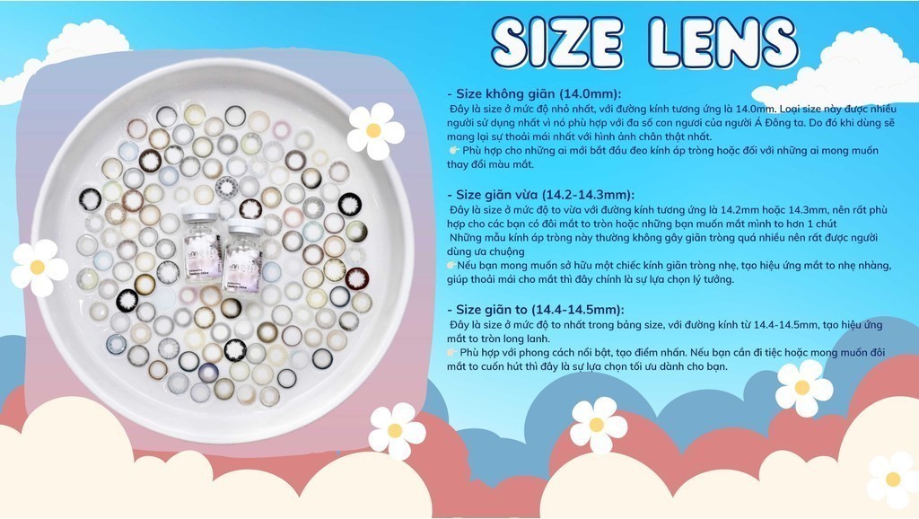 Mô tả Kính áp tròng LUNA EYES 428 Choco, size vừa - lens 1 ngày - 3