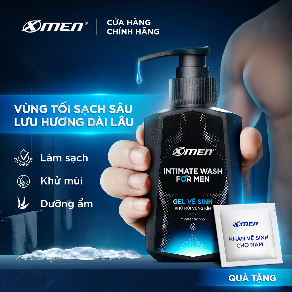 Mô tả Gel vệ sinh nam giới Xmen 100ml - Intimate Wash for Men hương nước hoa Pháp sang trọng - 5