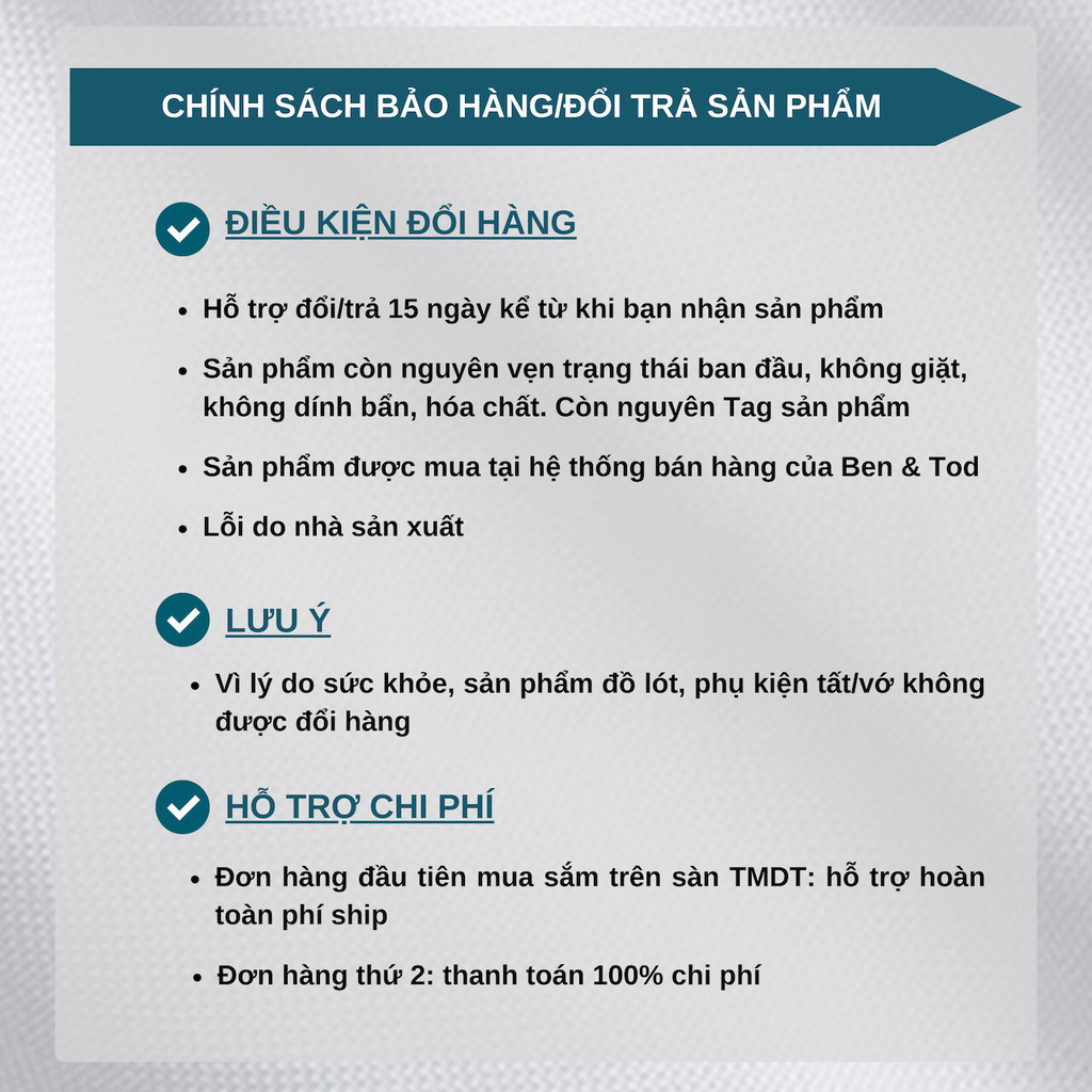 Mô tả Quần dài TÂY nam form SKINNY BEN & TOD 21037 công sở co giãn tôn dáng dày dặn nam tính chỉnh chu OUTLET 289 - 3