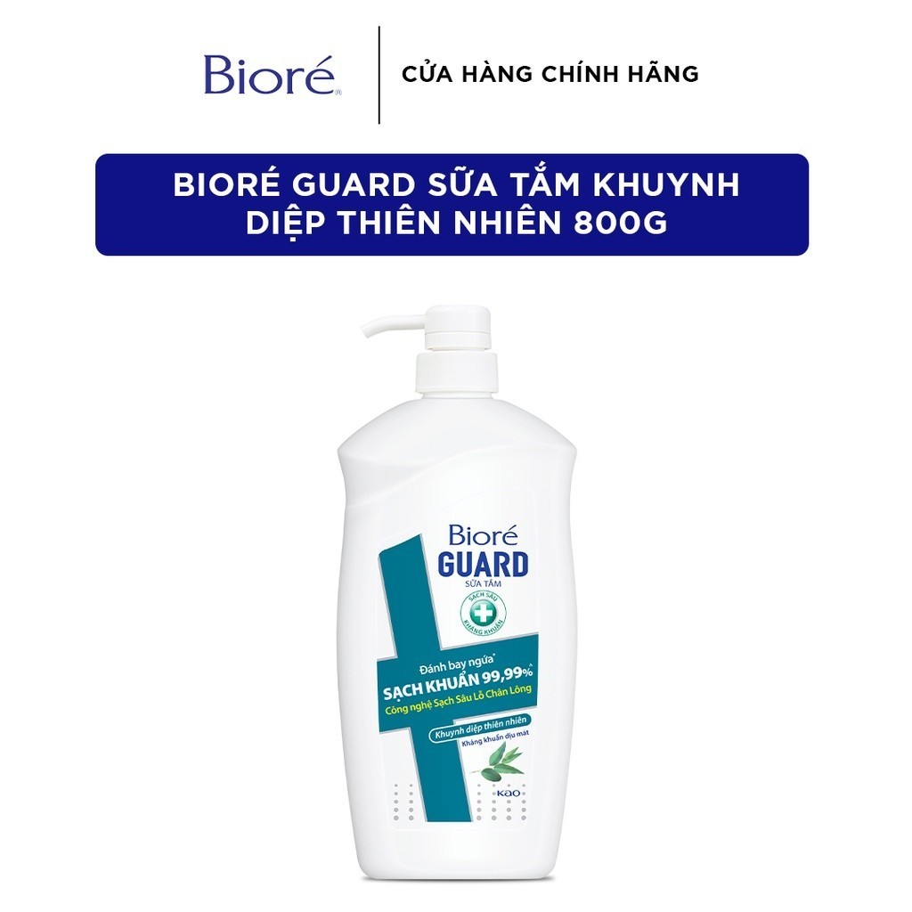 Mô tả Sữa Tắm Sạch Sâu Kháng Khuẩn Khuynh Diệp Thiên Nhiên Biore Guard 800g - 1