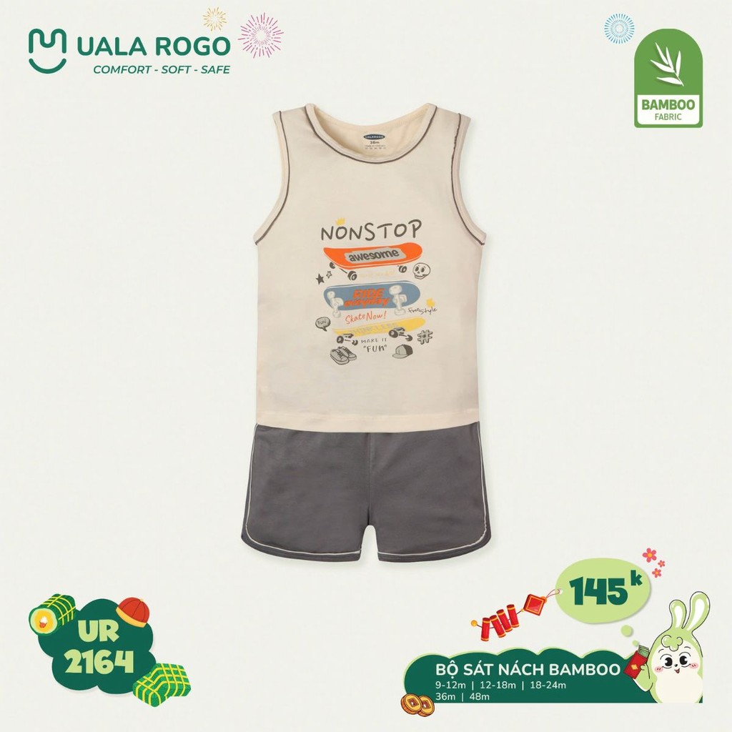 Đồ bộ Ualarogo thấm hút mồ hôi