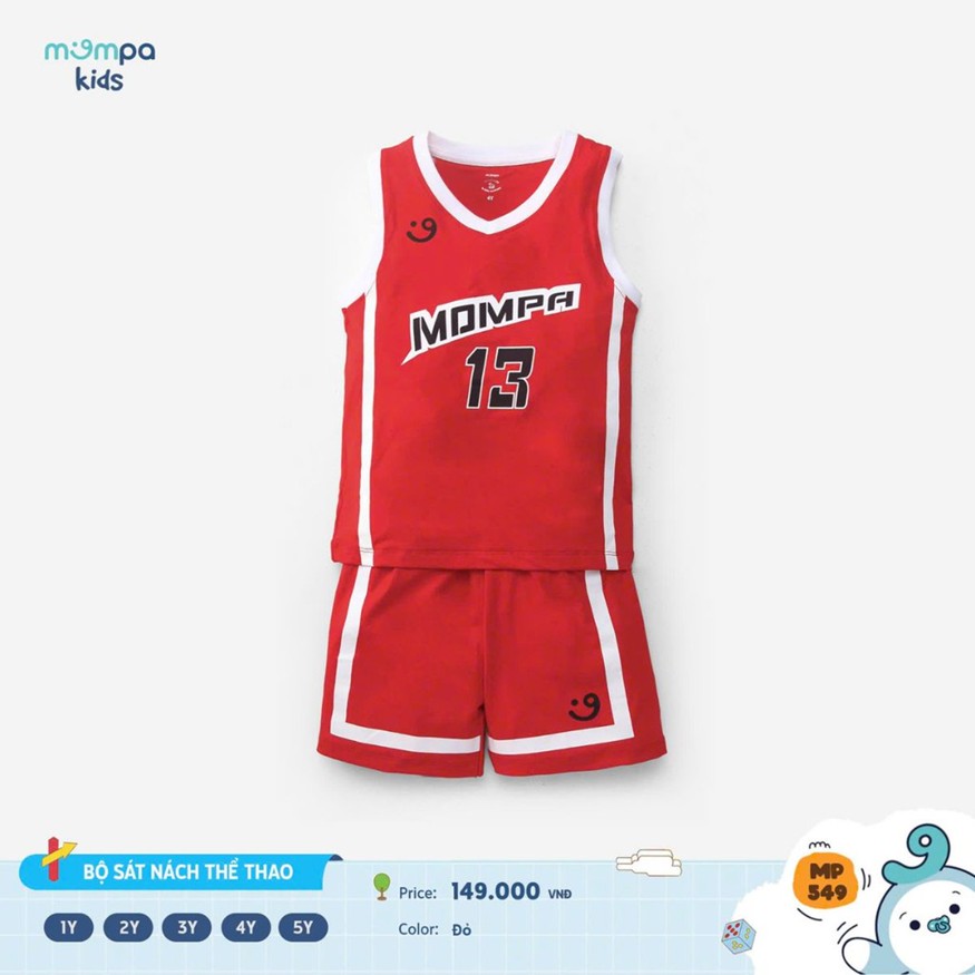 Bộ thể thao bé trai Mompa 549