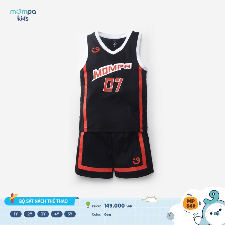 Bộ thể thao bé trai Mompa 549