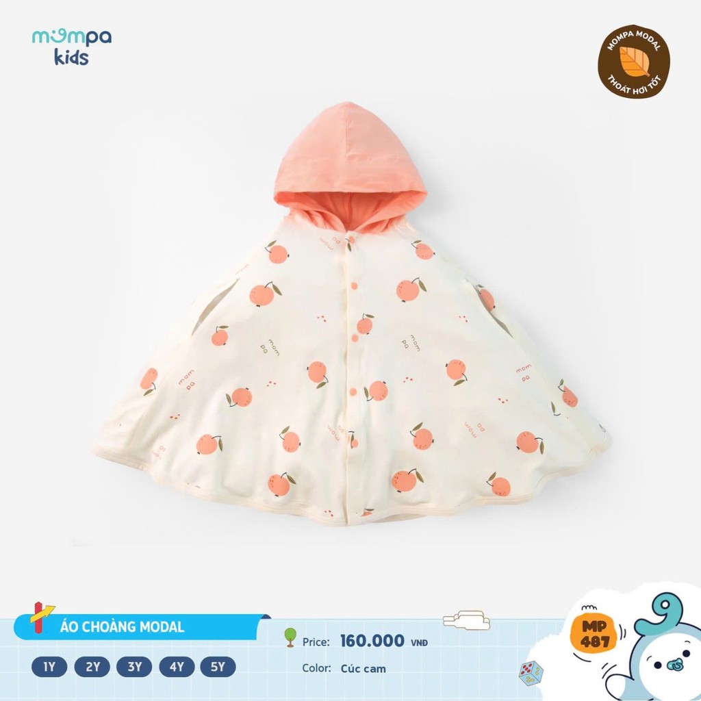 Áo chống nắng trẻ em Mompa
