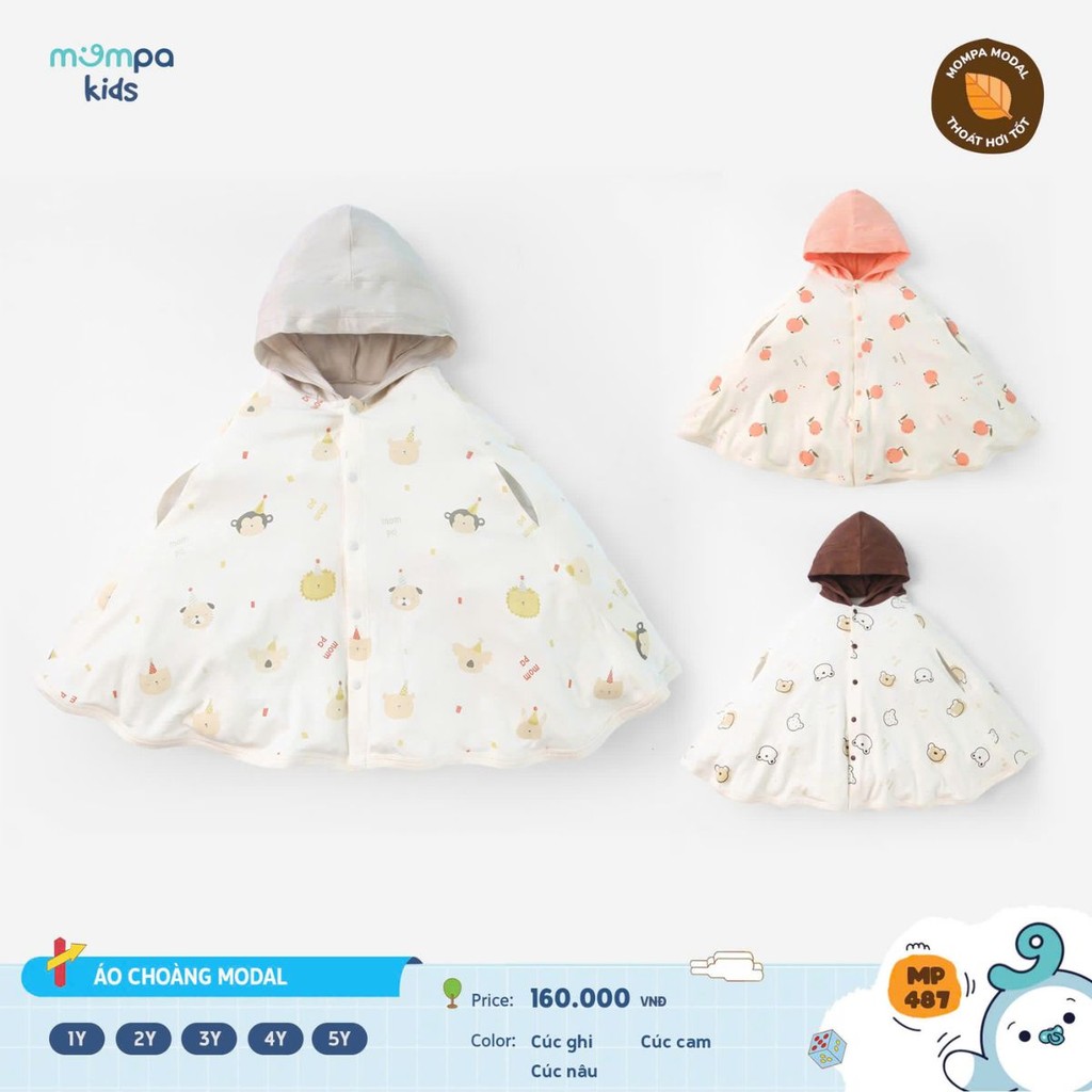 Áo chống nắng Mompa mềm mại