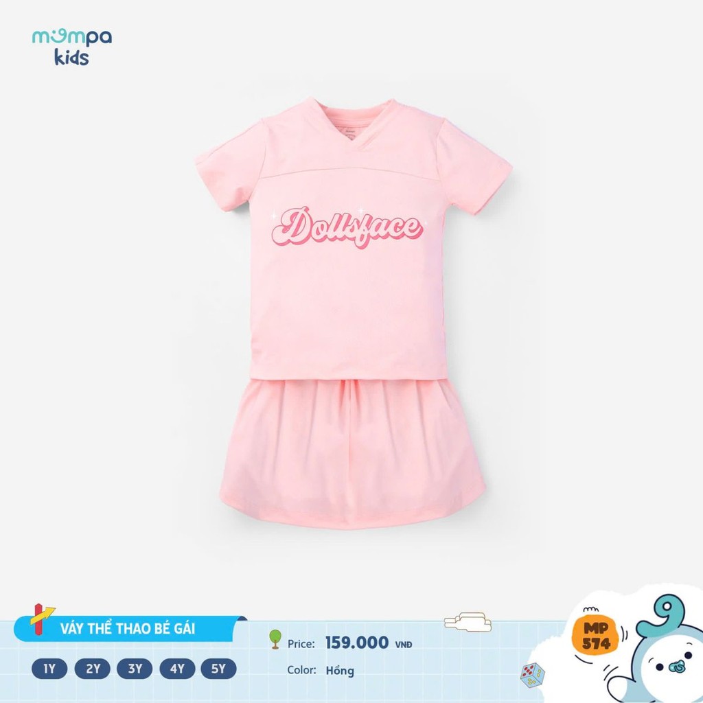 Váy Mompa 574 chi tiết lưng
