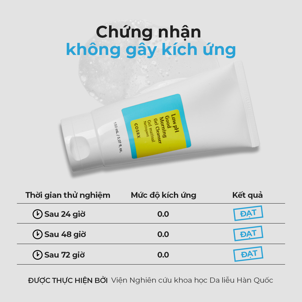 Mô tả Set 2 sữa rửa mặt Good morning low ph dạng gel chiết xuất trà xanh  - 150ml x 2 tuýp - 5