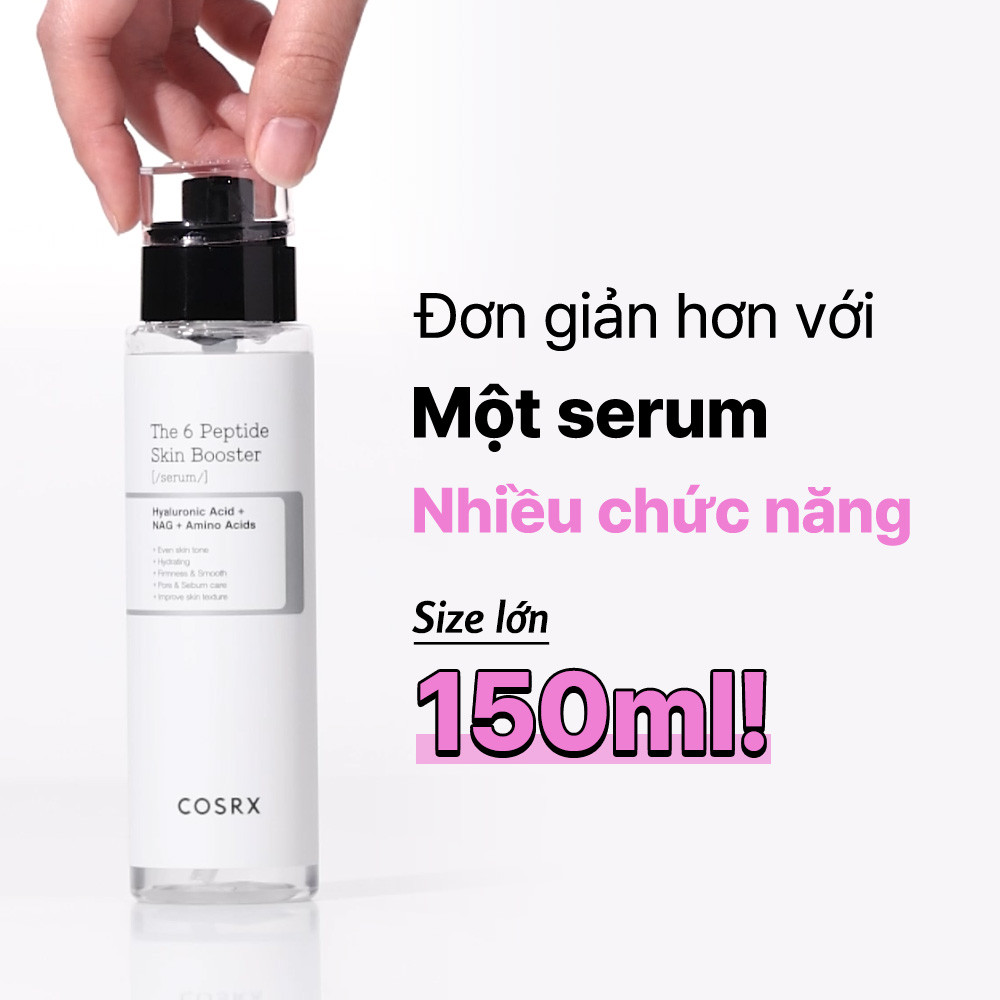 Mô tả COSRX OFFICIAL - Tinh chất tăng cường COSRX The 6 Peptide Skin Booster cải thiện toàn diện 150ml - 1