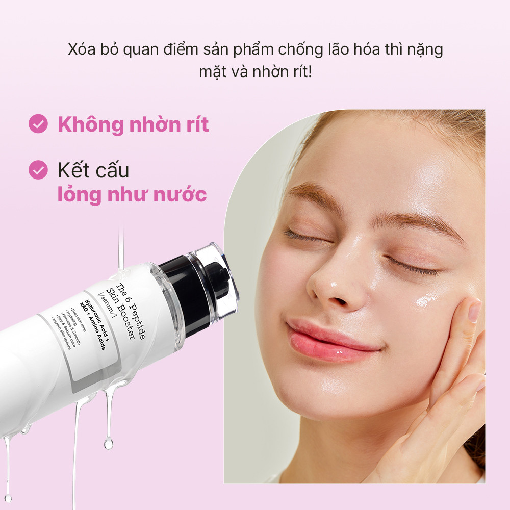 Mô tả COSRX OFFICIAL - Tinh chất tăng cường COSRX The 6 Peptide Skin Booster cải thiện toàn diện 150ml - 5