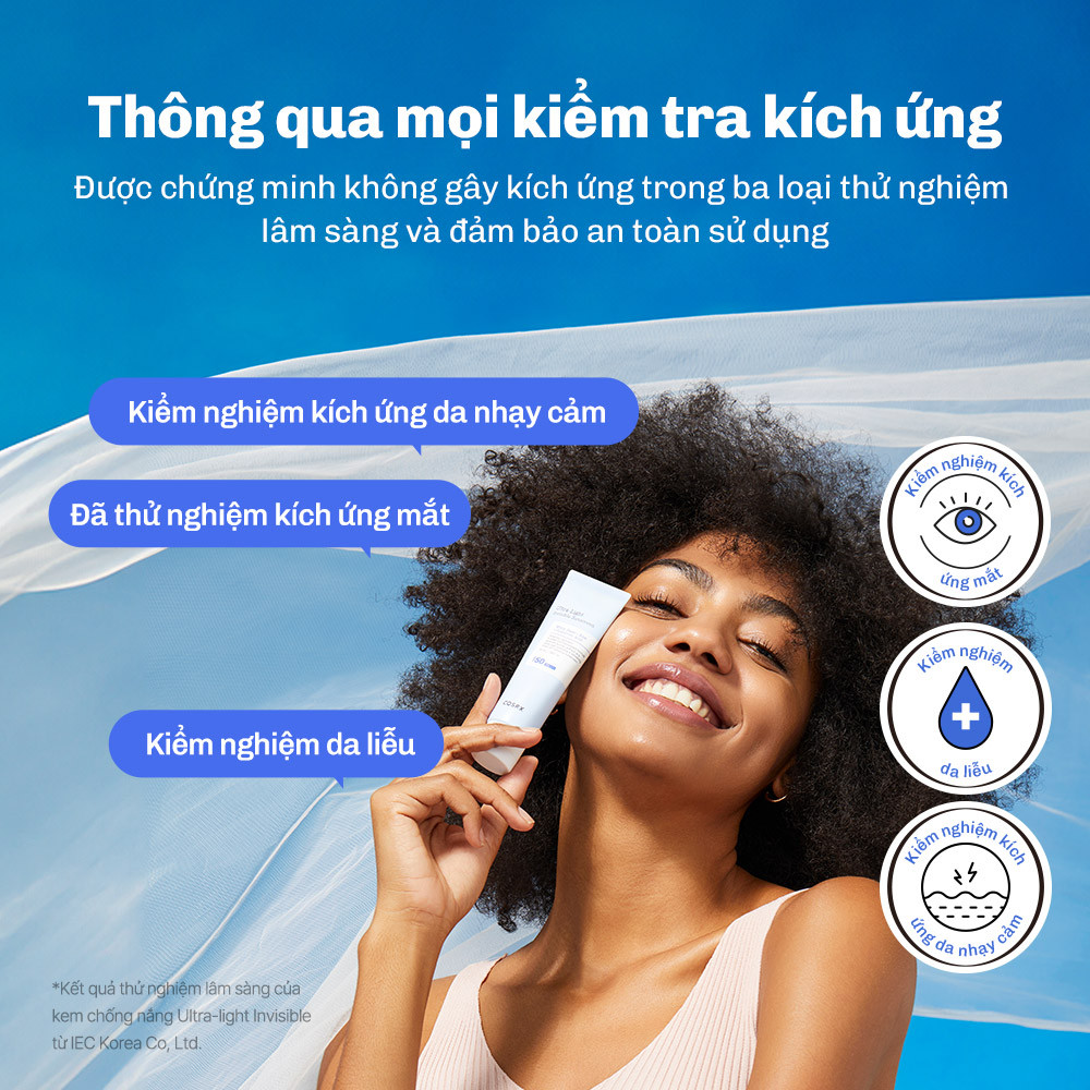 Mô tả COSRX OFFICIAL - Kem chống nắng tàng hình lỏng, nhẹ như serum Ultra-light Invisible Sunscreen SPF50+ PA++++ - 9