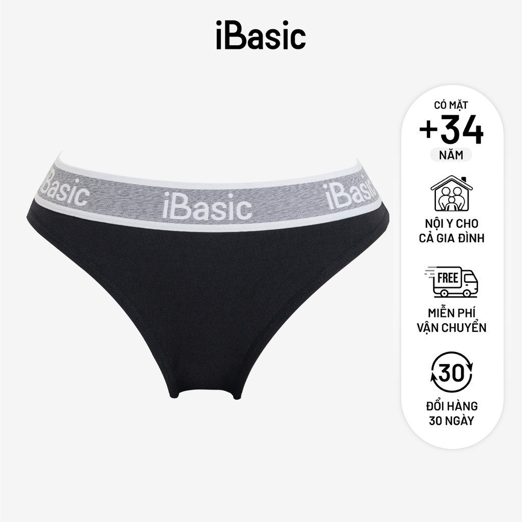 Quần lót iBasic PANY085 với lưng thun logo