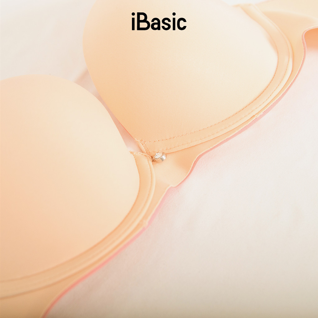 Mô tả Áo ngực có gọng iBasic mút dày trơn phối màu viền cup T-shirt BRAW154 - 3