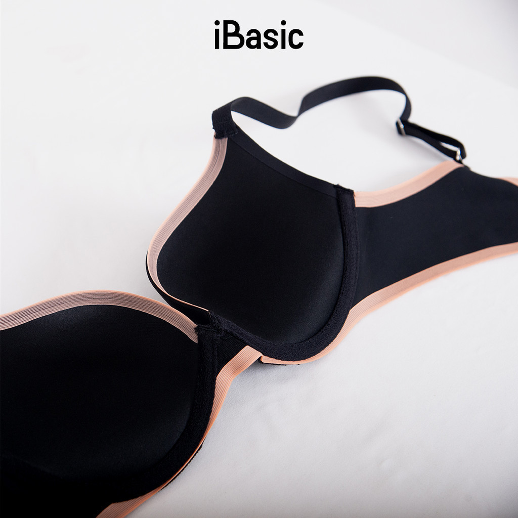 Mô tả Áo ngực có gọng iBasic mút dày trơn phối màu viền cup T-shirt BRAW154 - 5