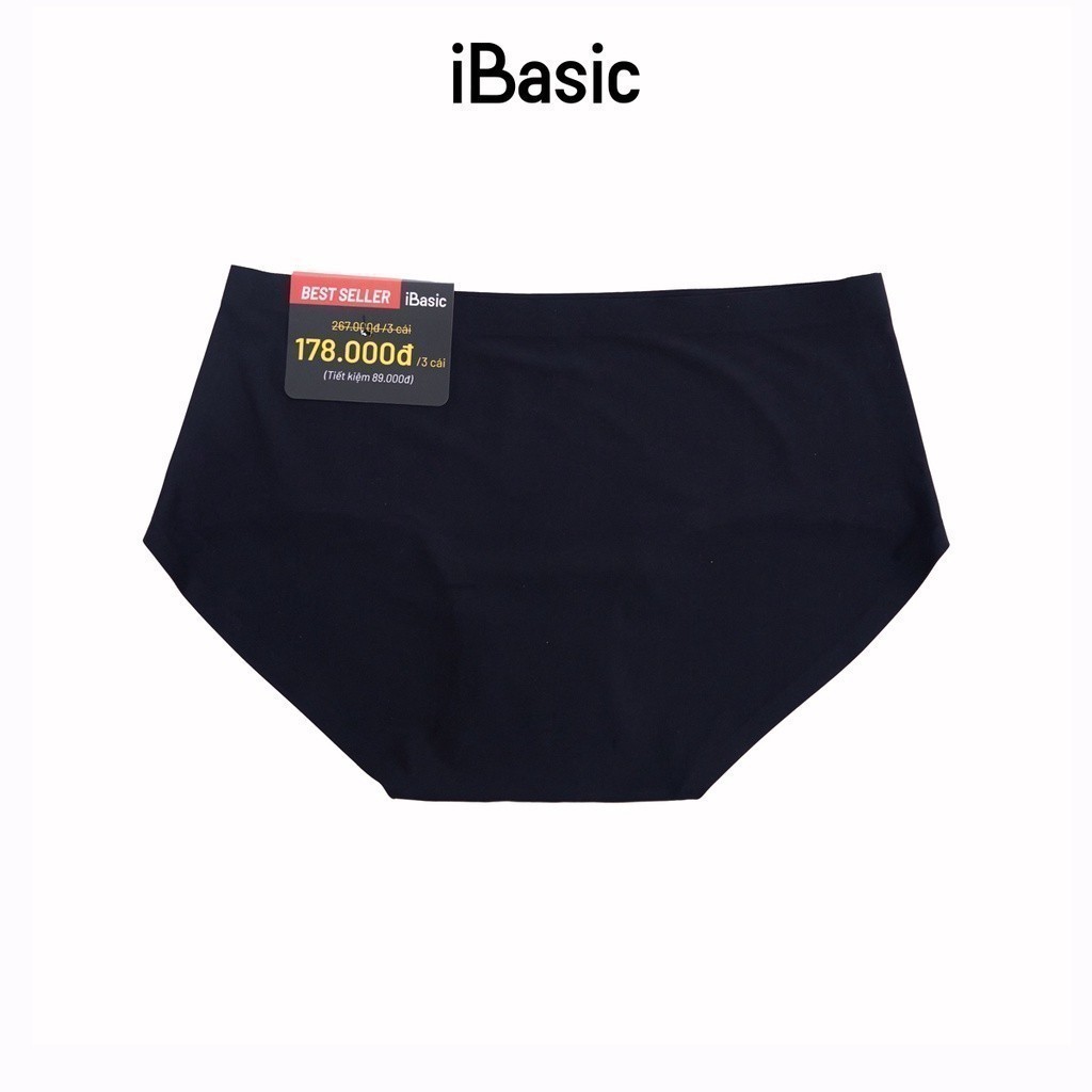 Mô tả Pack 3 combo quần lót su nữ lưng cao không đường may không lộ viền iBasic PA3V189 - 3