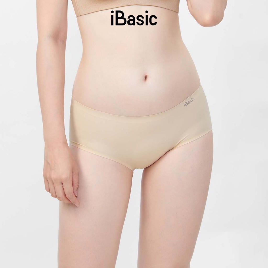 Mô tả Set quần lót nữ đúc su không đường may không lộ viền Da-Trắng-Đen iBasic V188 - V189 - 2