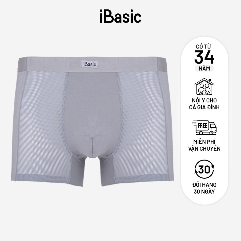 Mô tả Quần lót nam iBasic boxer thoáng khí iBasic PANM116 - 1
