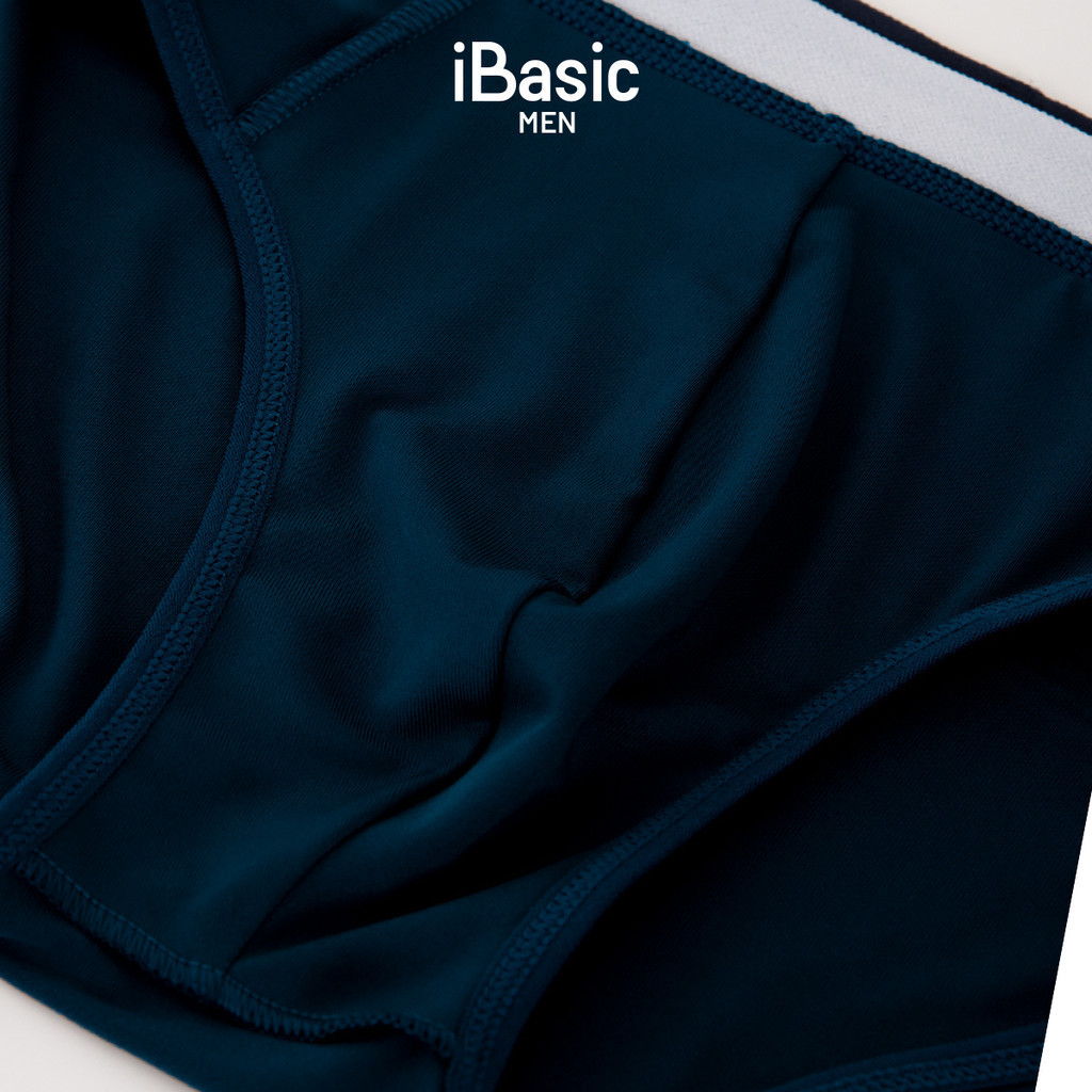 Mô tả Pack 2 combo quần lót nam iBasic brief thun lạnh thoáng mát PA2PANM111 - 3