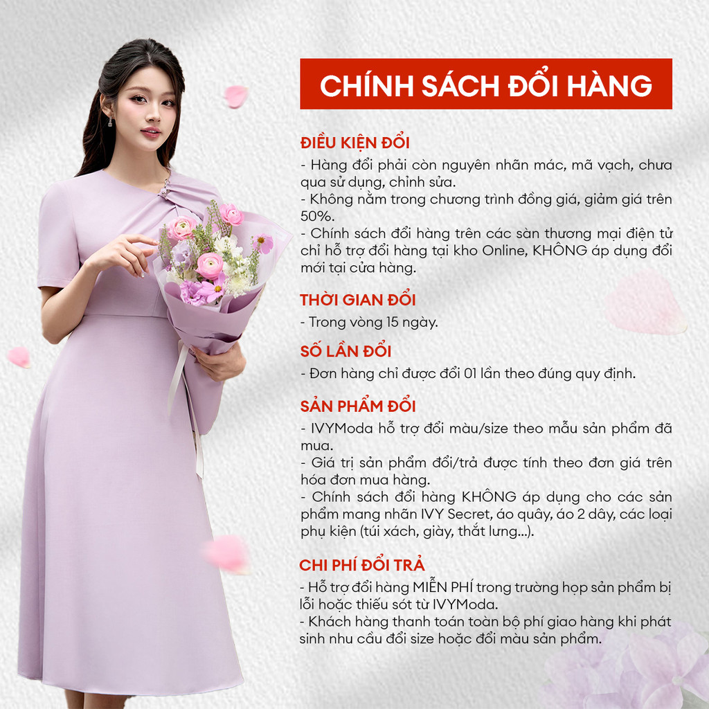 Mô tả Chân váy ren 2 lớp IVY moda MS 31M8308 - 9