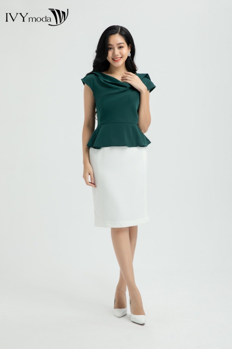 Mô tả Chân váy bút chì 2 lớp IVY moda MS 31P0149 - 2