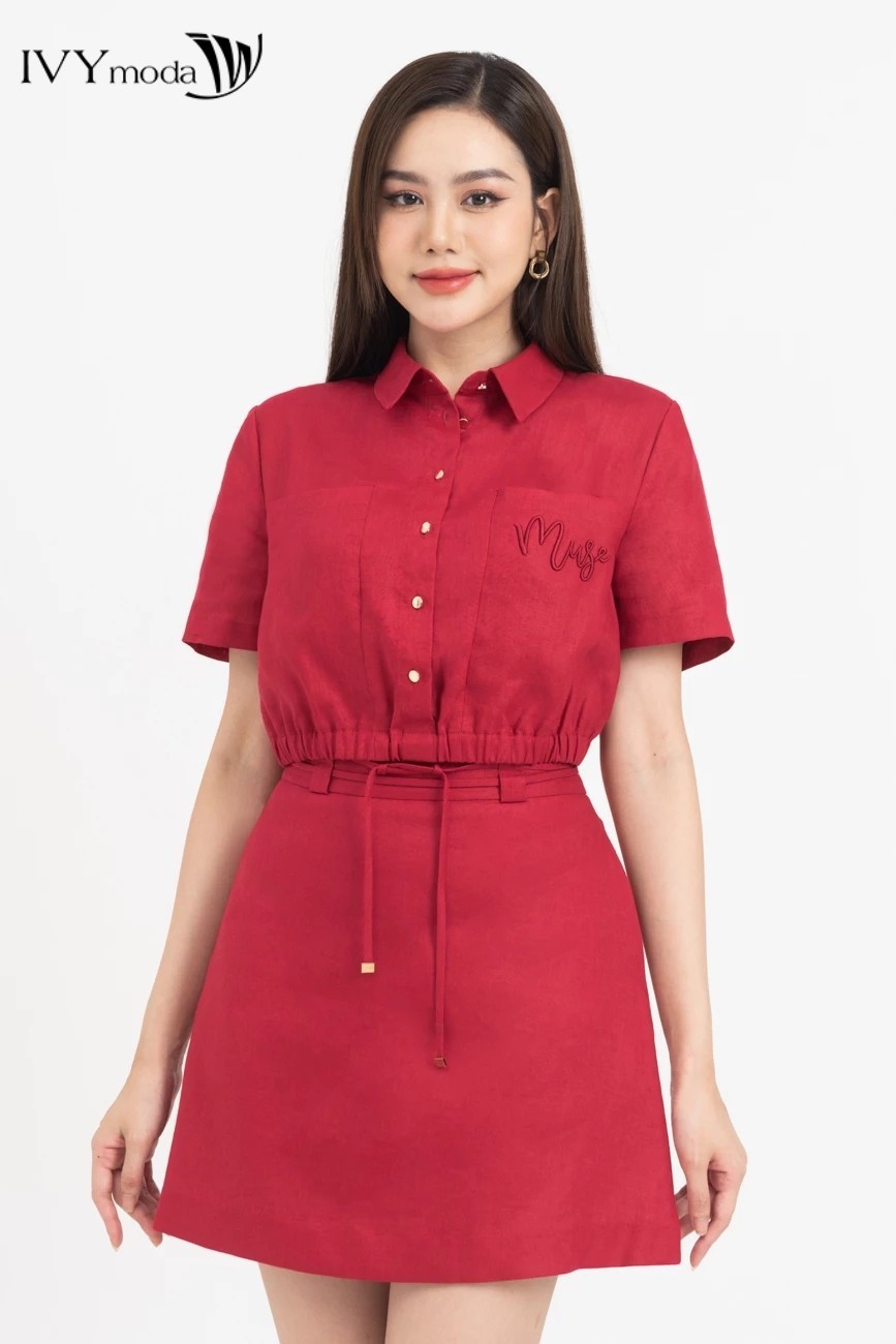 Mô tả Chân váy chữ A Muse set IVY moda MS 31M8303 - 1