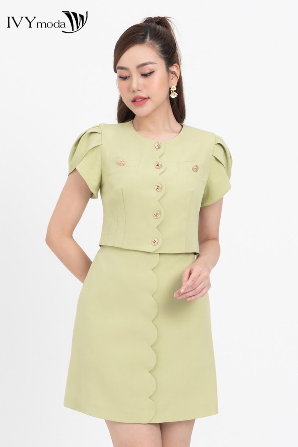 Mô tả Áo Croptop nữ Helen set IVY moda MS 16M8273 - 4