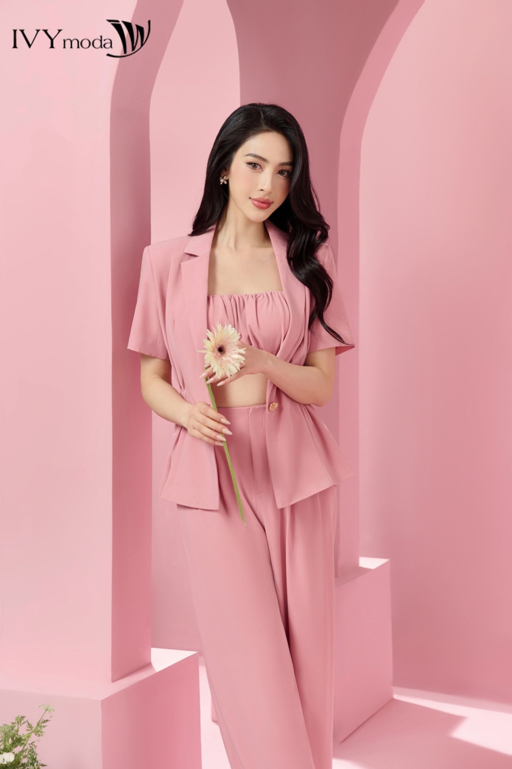 Mô tả Áo Vest kiểu French (kèm áo croptop) nữ IVY moda MS 61M8355 - 6