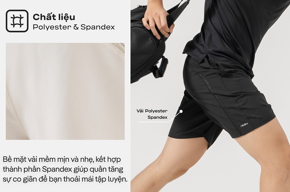 Mô tả Quần Shorts thể thao 7 inch đa năng thoáng khí Exdry Coolmate - 2