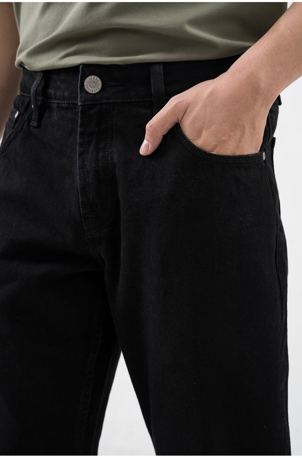 Mô tả Quần Jeans Basics dáng Regular Straight Coolmate - 4