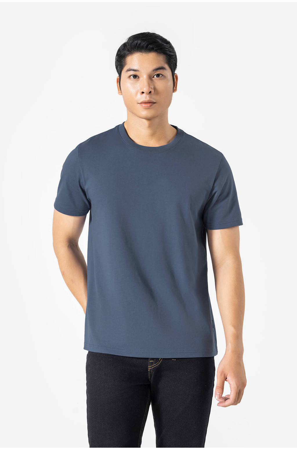 Mô tả Áo thun nam TShirt Basic Cotton 100% 220gsm dày dặn mềm mại Coolmate - 1