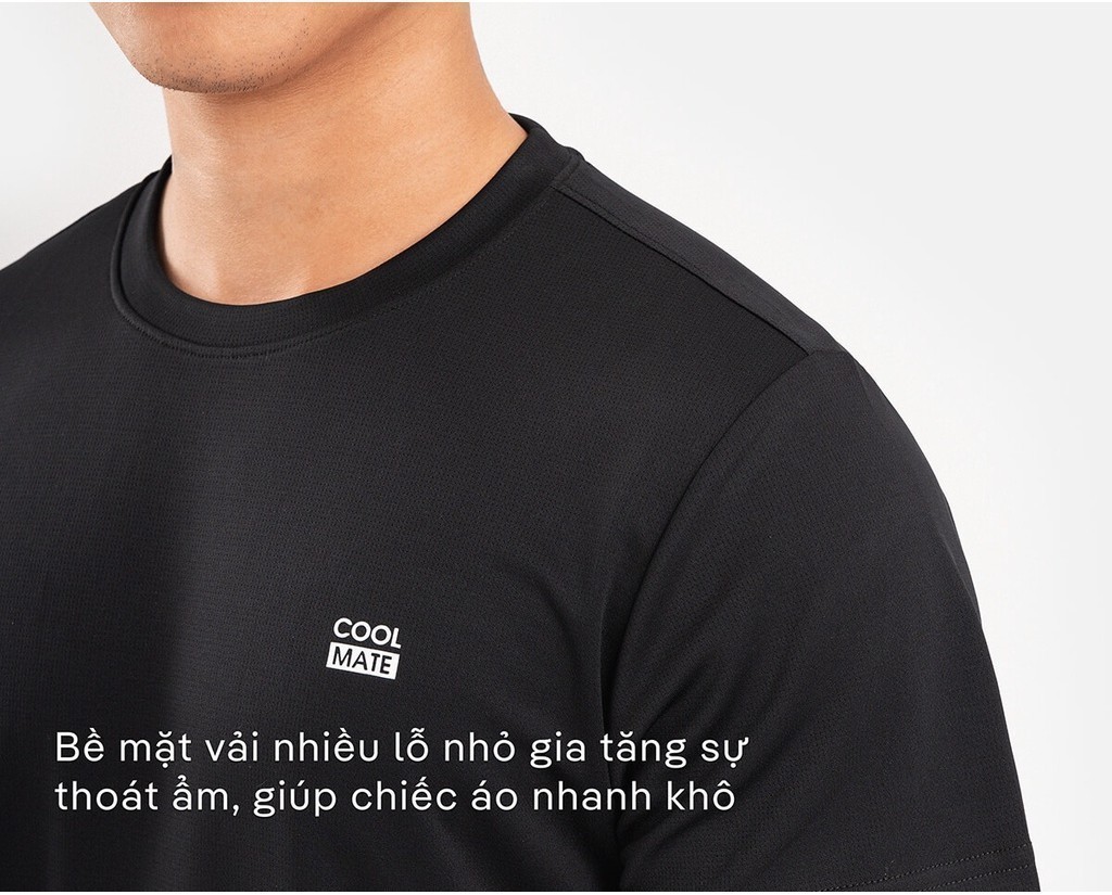 Mô tả ÁO THUN thể thao nam ProMax S1 thấm hút nhanh khô Coolmate - 5