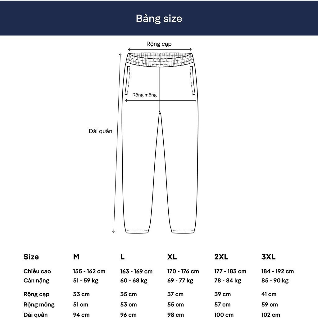 Mô tả Quần dài nam Daily Pants  sợi Sorona, nhuộm Cleandye Coolmate - 10