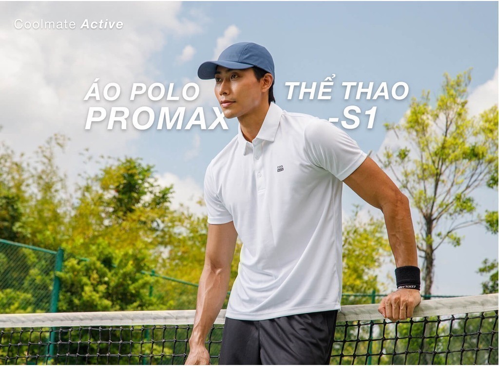 Mô tả Áo Polo thể thao nam ProMax S1 Logo Coolmate - 1