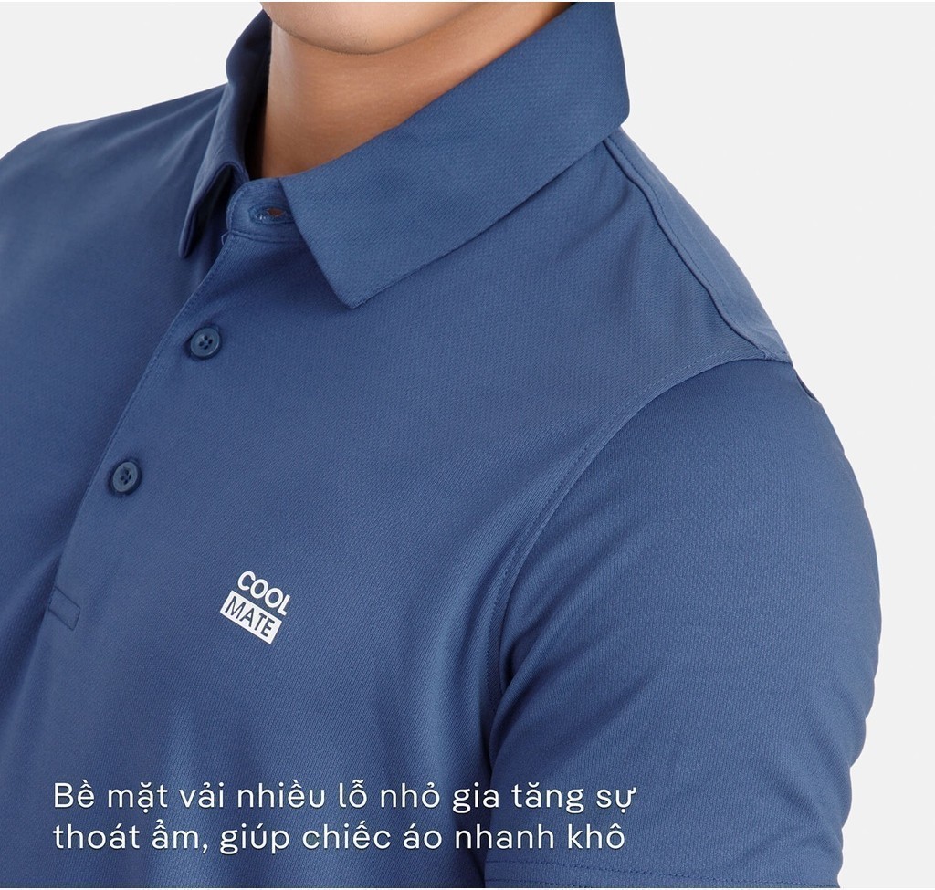 Mô tả Áo Polo thể thao nam ProMax S1 Logo Coolmate - 4