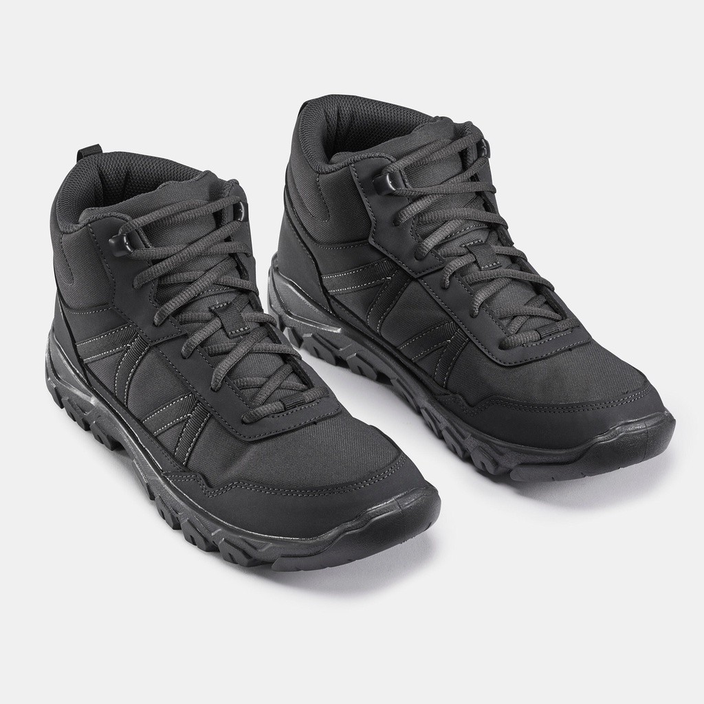 Mô tả Giày hiking nam cổ lửng DECATHLON NH100 đen mã 8756701 - 5