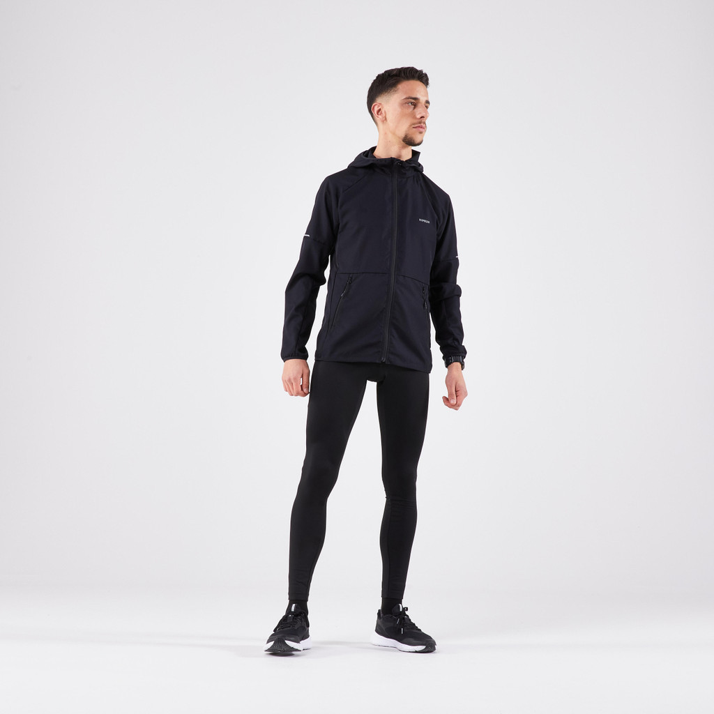 Mô tả Áo khoác chạy bộ nam chống gió DECATHLON Kiprun 100 đen mã 8843362 - 2