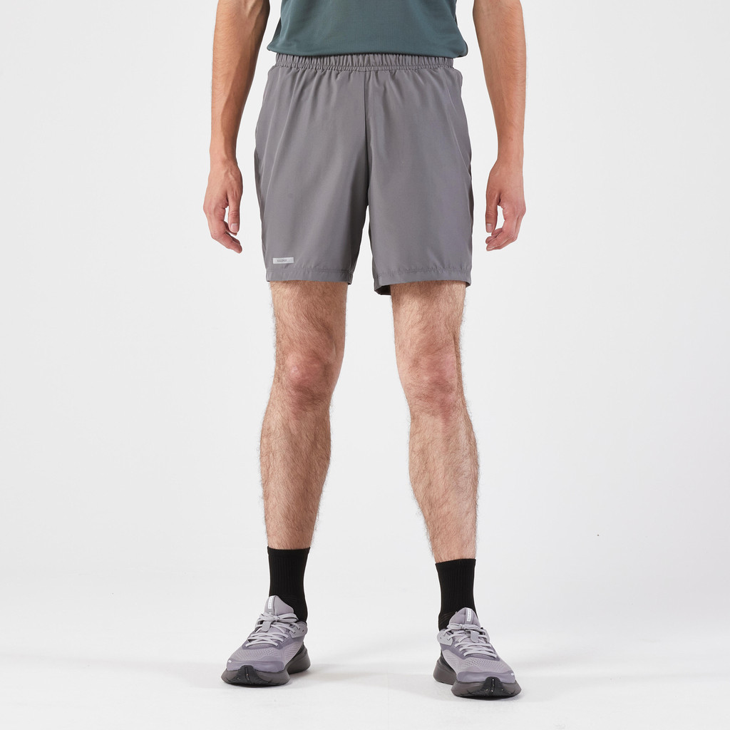 Mô tả Quần short chạy bộ nam DECATHLON Kiprun Run 100 xám sẫm mã 8817445 - 2