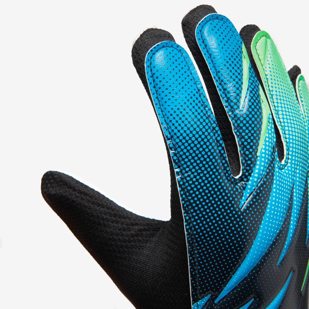 Mô tả Găng tay thủ môn bóng đá trẻ em DECATHLON First xanh dương/đen/xanh lá mã 8886767 - 2
