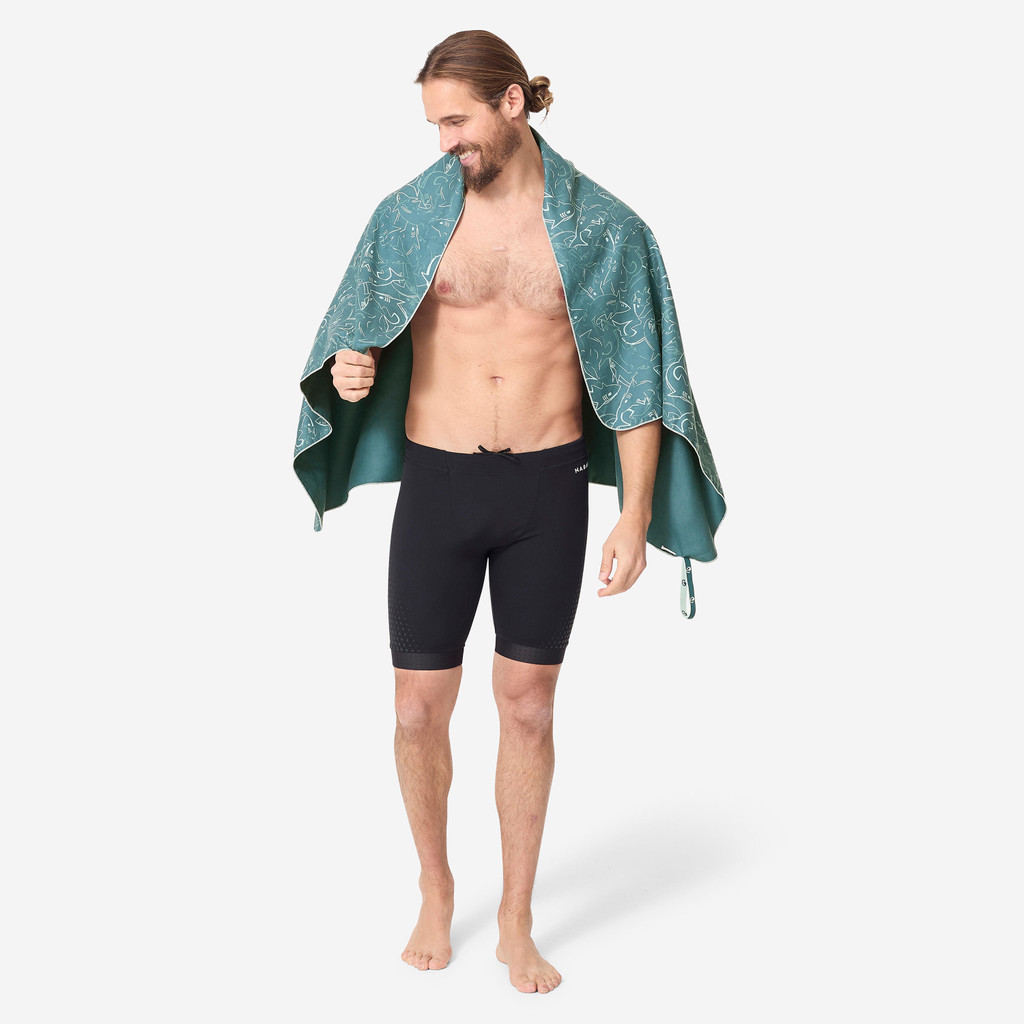 Mô tả Khăn tắm microfibre cỡ L 80 x 130 cm DECATHLON Họa tiết mã 8857678 - 2