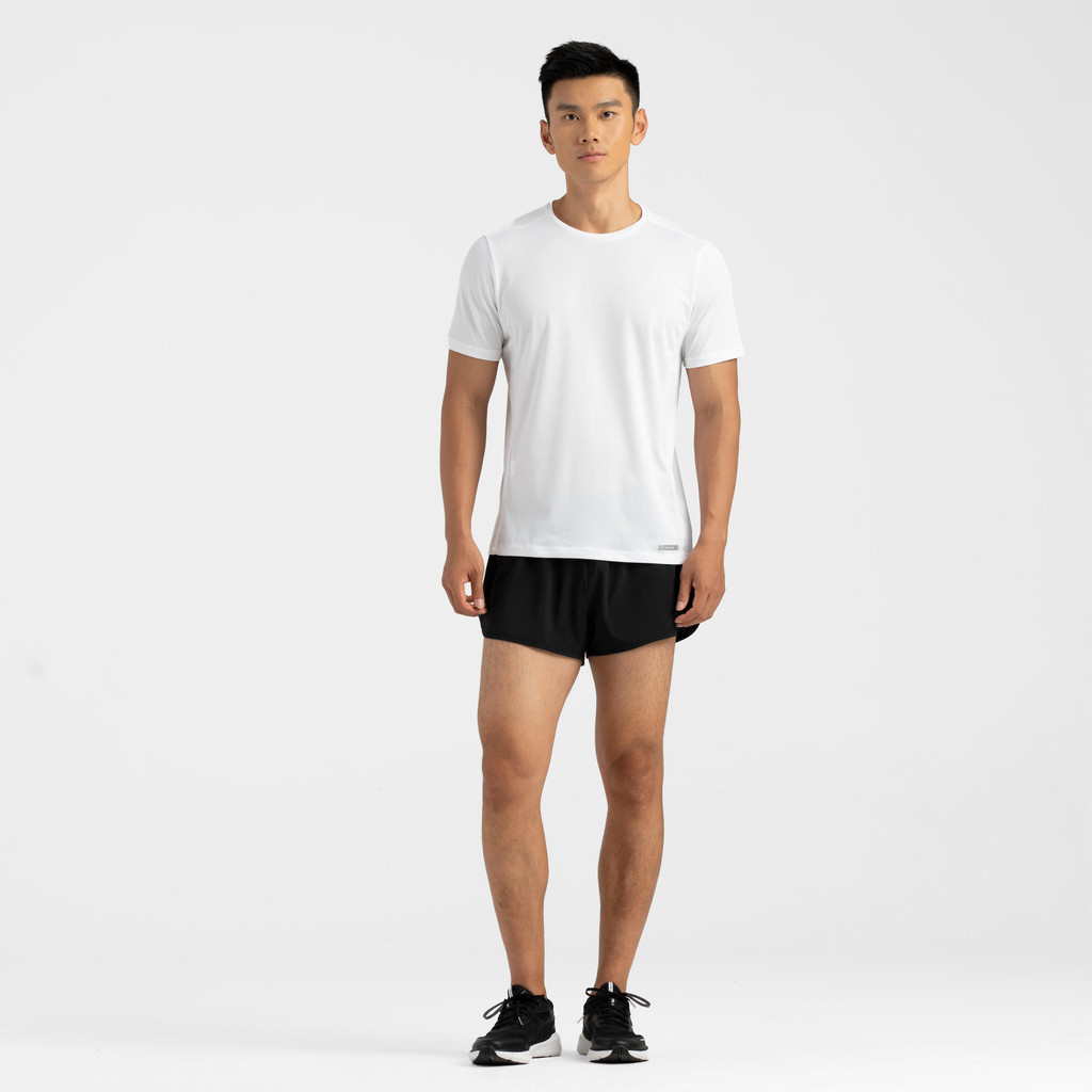 Mô tả Áo thun chạy bộ nam thoáng khí DECATHLON 100 Dry trắng mã 8488039 - 3