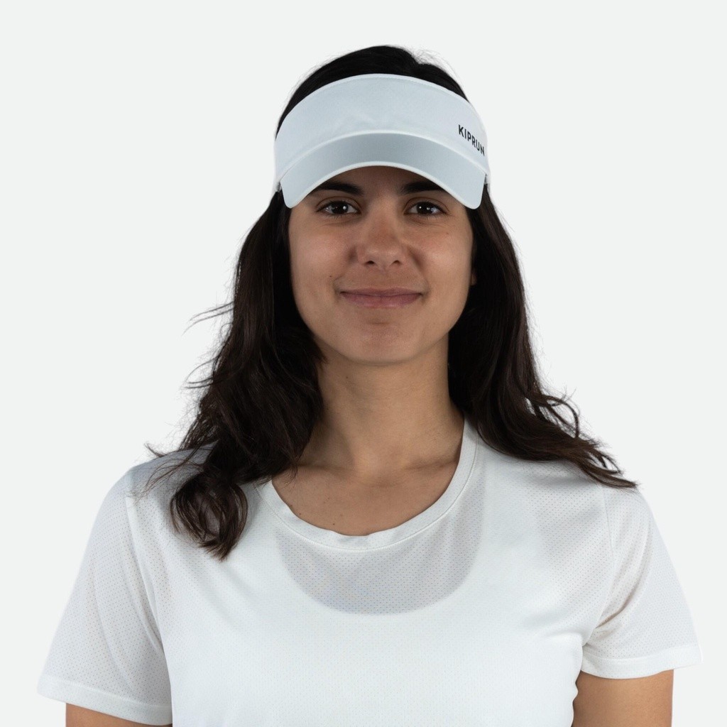 Mô tả Mũ lưỡi trai nửa đầu nữ DECATHLON Kiprun V2 trắng mã 8873737 - 5