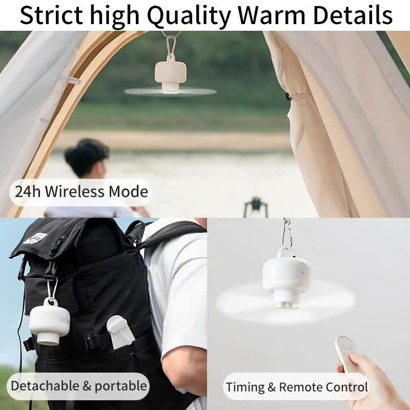 Mô tả Quạt Trần Tích Điện Di Động JISULIFE FA16 8000mAh | Remote Điều Khiển Từ Xa | Sử Dụng Lên Đến 25H | Bảo hành 12 Tháng - 3