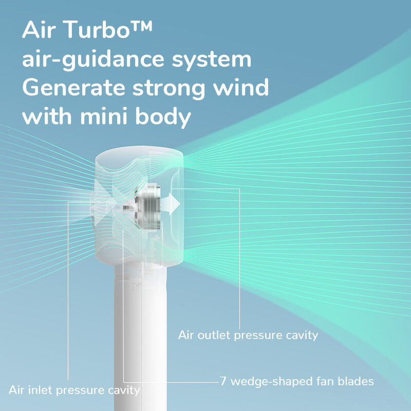 Mô tả Quạt Cầm Tay Mini JISULIFE FA42 Nhỏ Gọn - Tiện Lợi Pin 2000/4500mAh | Sử Dụng Lên Đến 6-12H Bảo Hành 12 Tháng Chính Hãng - 7