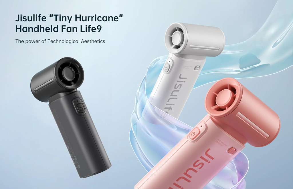 Mô tả Quạt Cầm Tay Mini JISULIFE Life 9 Pin 3600mAh/5000mAh 5 Cấp Độ Gió | Sử dụng Lên Đến 12H | Bảo Hành Chính hãng 12 Tháng - 1