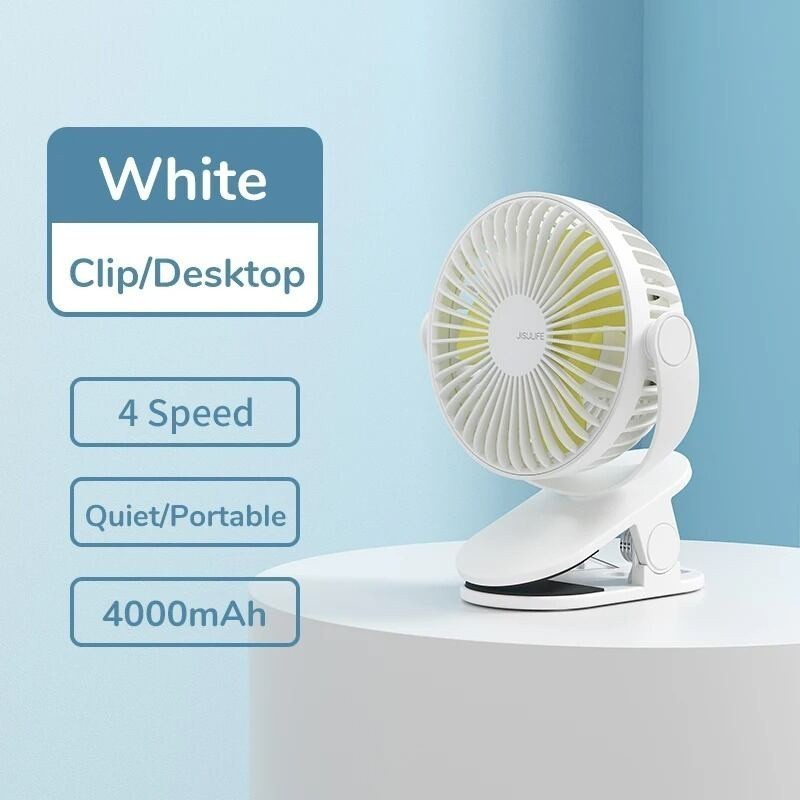 Mô tả Quạt Kẹp Tích Điện 4000mAh JISULIFE FA29A Cao Cấp | Xoay 360 độ | Sử Dụng Lên Đến 12H | Bảo Hành Chính Hãng 12 Tháng - 6