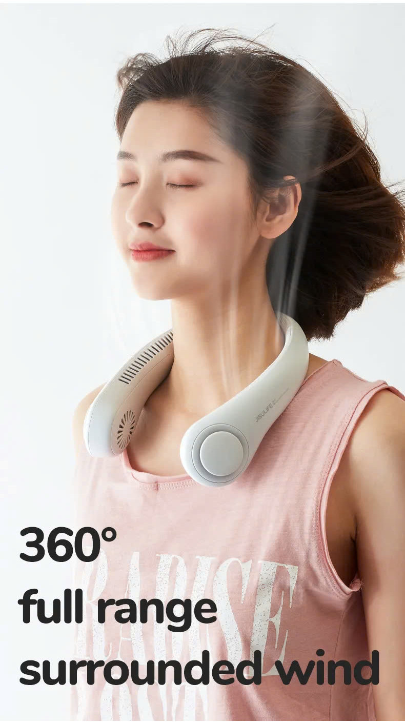 Mô tả Quạt Đeo Cổ Không Cánh 4000mAh JISULIFE FA14 Siêu Mát 270 Độ | Sử Dụng Lên Đến 16H | Bảo Hành Chính Hãng 12 Tháng - 2